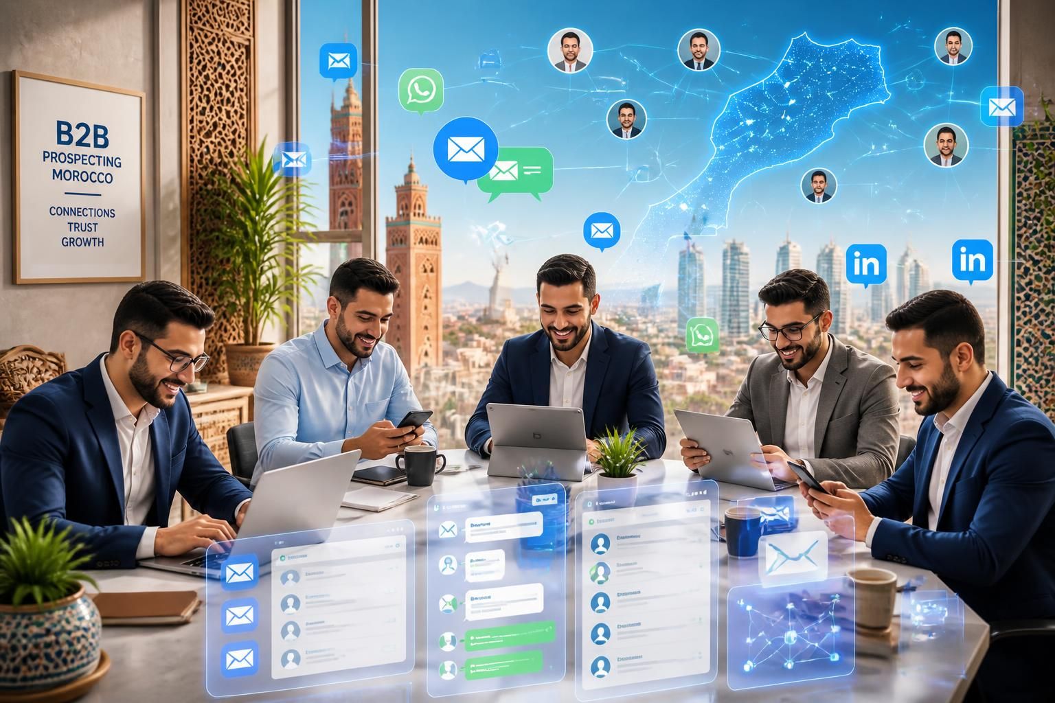 Prospection commerciale B2B au Maroc : méthodes, outils et meilleures pratiques